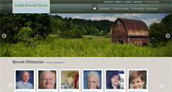 Desktop Screenshot of lewinfuneralhome.com